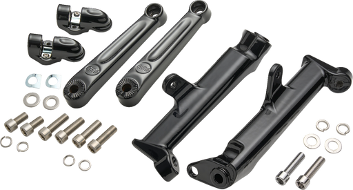 CIRO Frame Mounted Adjustable Highway Peg Mount - Extended - Black 60621