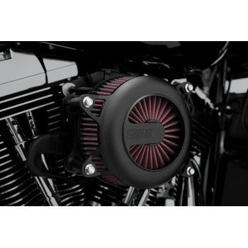 VANCE & HINES VO2 Rogue Air Intake Kit - Wrinkle Black - Sportster '91-'22
