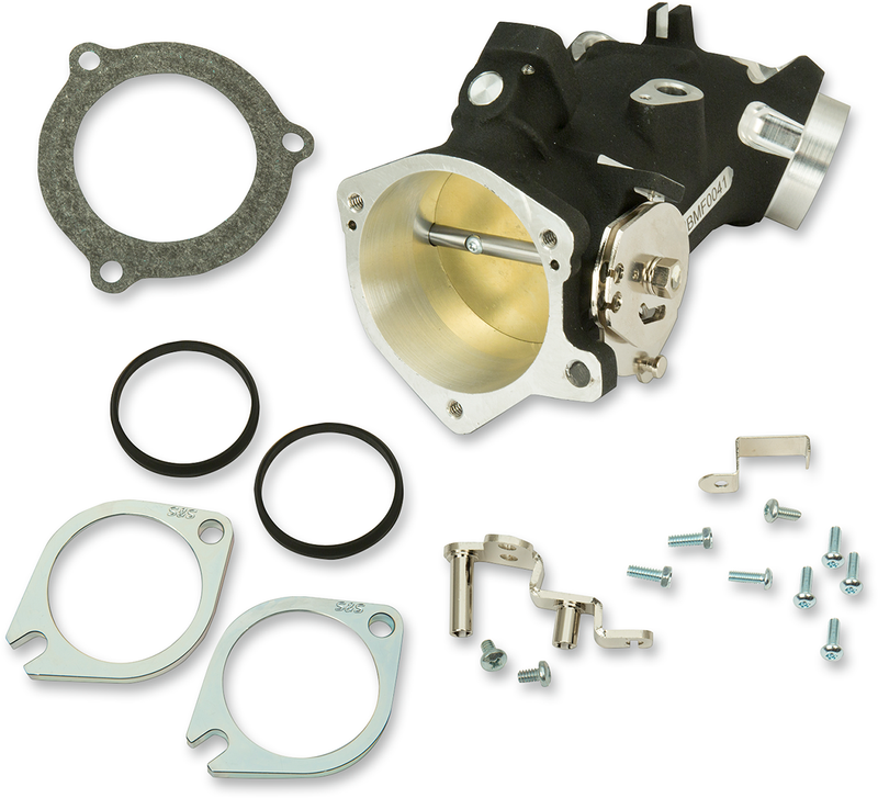 S&S CYCLE Throttle Hog Cable Operated Throttle Body Kit - Black - 66 mm - 124" Engine