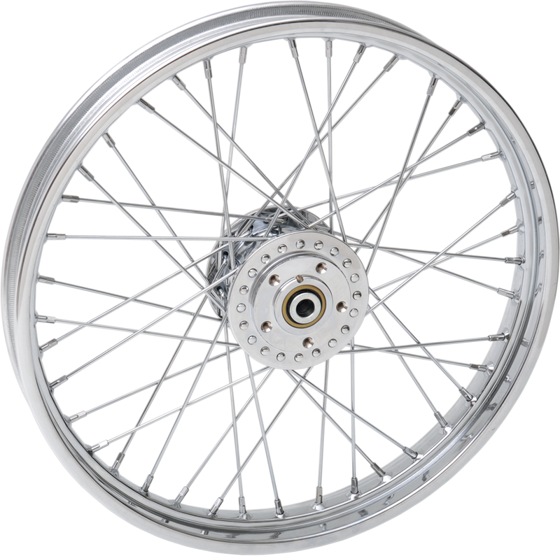 DRAG SPECIALTIES Replacement Front Laced 40 Spoke Wheel - Chrome - 21x2.15 - '78-'83 Sportster/Fat Bob