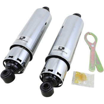 PROGRESSIVE SUSPENSION 412 Series Shock with Cover - 12" - Standard - Chrome