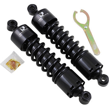 PROGRESSIVE SUSPENSION 412 Series Shock - 12.5" - Standard - Black - Dyna '91-'17