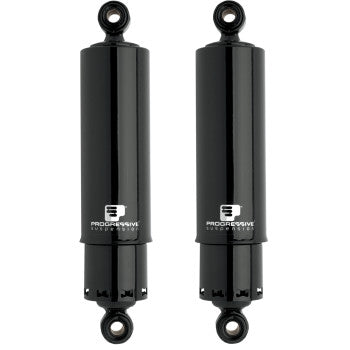 PROGRESSIVE SUSPENSION 412 Series Shock with Cover - 12" - Heavy Duty - Black - Dyna '91-'17