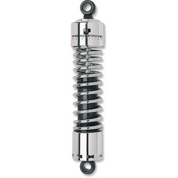 PROGRESSIVE SUSPENSION 412 Series Shock - 13.5" - Standard - Chrome - Touring '06-'25