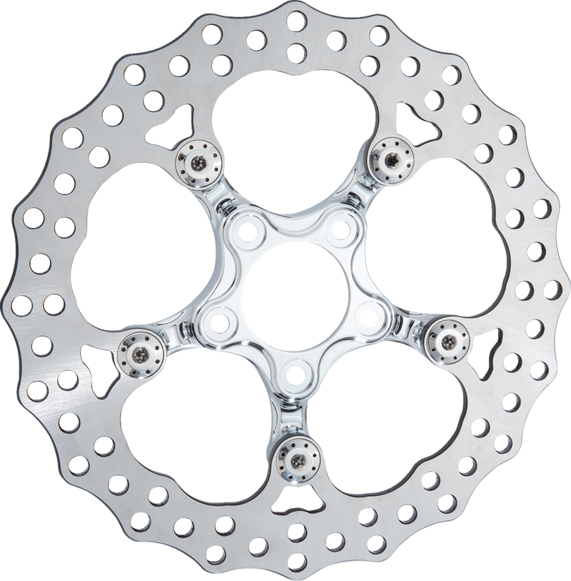 ARLEN NESS Spider Rear Brake Rotor - 11.8" - Chrome