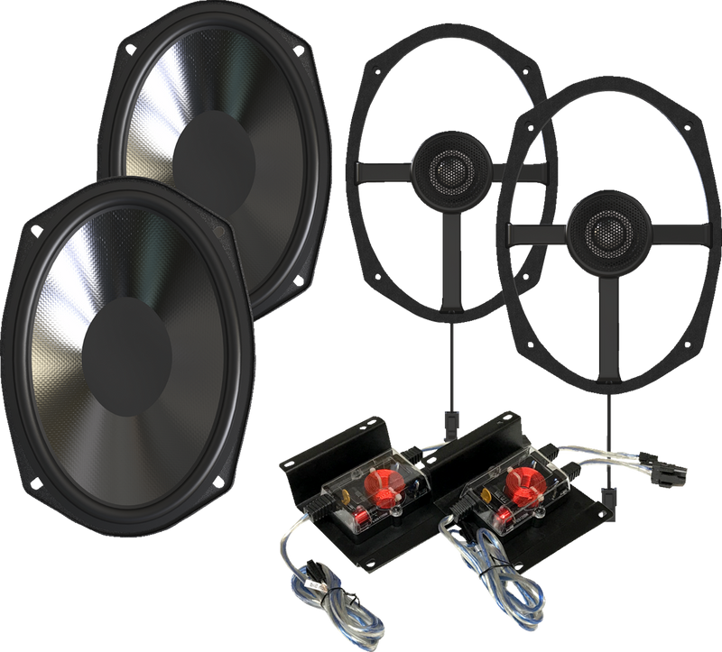 WILD BOAR AUDIO Speakers - 300 W - 4 Ohm - w/ External Crossovers WBA 2694