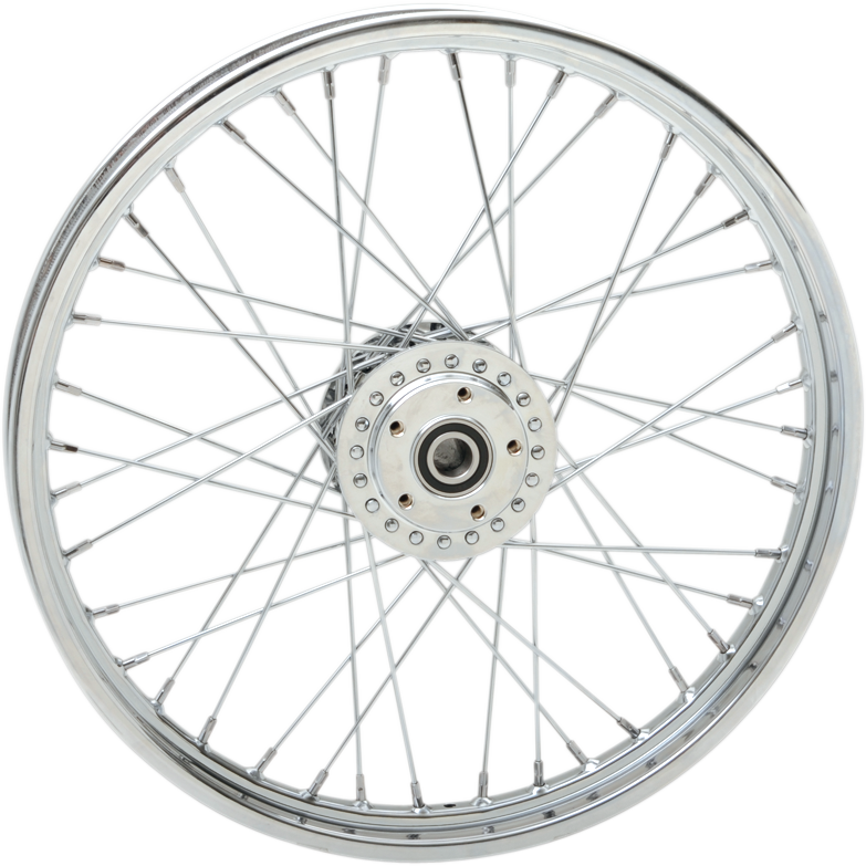 DRAG SPECIALTIES Replacement Front Laced 40 Spoke Wheel - Chrome - 21x2.15 - '04-'05 Super Glide/Low Rider