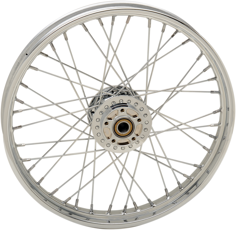 DRAG SPECIALTIES Replacement Front Laced 40 Spoke Wheel - Chrome - 21x2.15 - '08-'22 Sportster