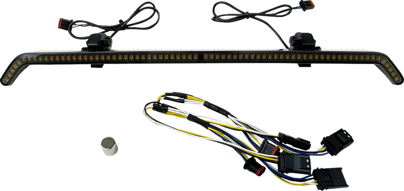 CUSTOM DYNAMICS Fairing Vent - Turn Signals - Black - Smoke Lens