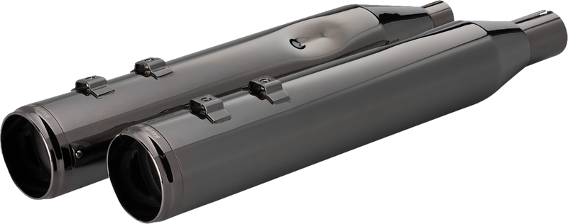 KHROME WERKS 4-1/2" HP-Plus® Slip-On Mufflers with Race Tip - Eclipse® - M8 201940