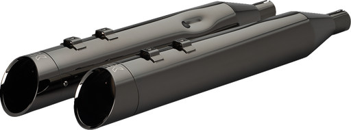 KHROME WERKS 4-1/2" HP-Plus® Slip-On Mufflers with Edge Tip - Eclipse® - M8  201935