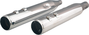KHROME WERKS 4-1/2" HP-Plus® Slip-On Mufflers with Race Tip - Chrome - M8  202935