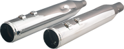 KHROME WERKS 4-1/2" HP-Plus® Slip-On Mufflers with Race Tip - Chrome - Twin Cam 202915