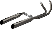 KHROME WERKS 2-into-2 Dominator Exhaust System with 4-1/2" Mufflers - Eclipse® with Edge Tip - M8  201525