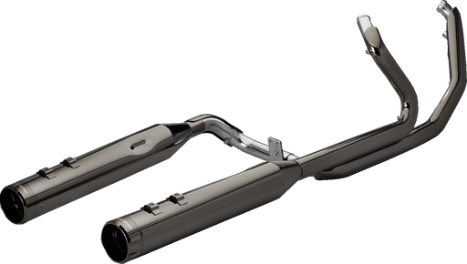 KHROME WERKS 2-into-2 Dominator Exhaust System with 4-1/2" Mufflers - Eclipse® with Klassic Tip - M8  201500