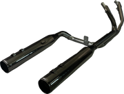 KHROME WERKS 2-into-2 Dominator Exhaust System with 4-1/2" Mufflers - Eclipse® with Race Tip - M8  201130