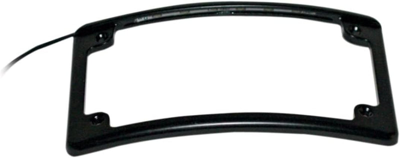 CUSTOM DYNAMICS LED Radius License Plate Frame - Black