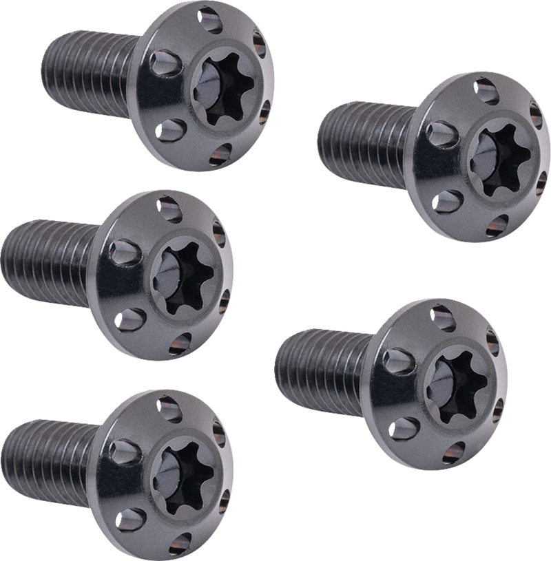 ARLEN NESS Bolt Kit - Holeshot Brake Rotor Rear - Hub Mount - Black - 3/8"-16 x 1" - 5 Pack