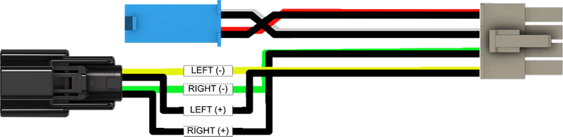 HOGTUNES Rear Speaker Plug - Street/Road Glide RR PLUG-RM