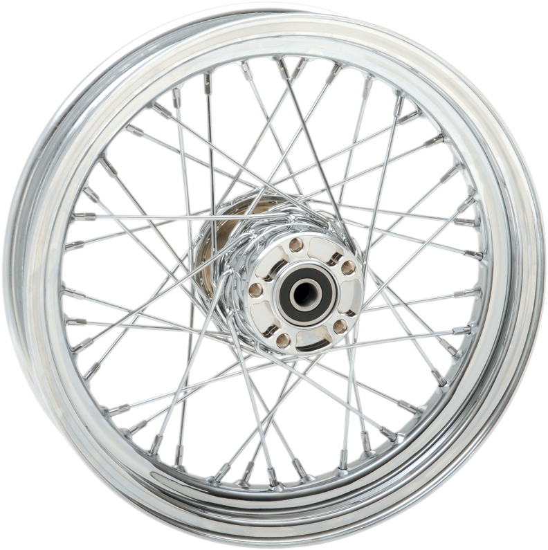 DRAG SPECIALTIES Replacement Rear Laced 40 Spoke Wheel - Chrome - 16x3 - '00-'06 Dyna/Softail/Sportster