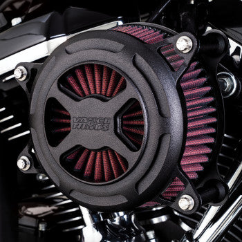 VANCE & HINES VO2 X Air Intake - Black Wrinkle - M8 '17-'25