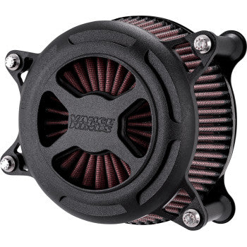 VANCE & HINES VO2 X Air Intake - Black Wrinkle - M8 '17-'25