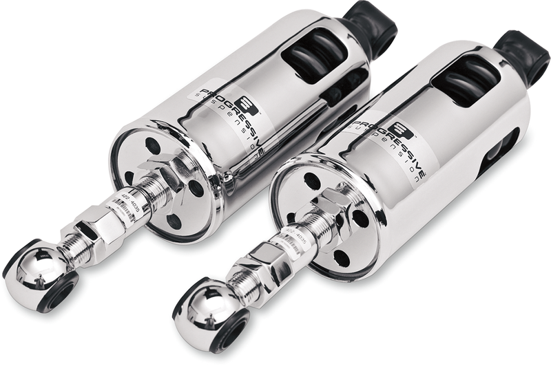 PROGRESSIVE SUSPENSION 422 Series Adjustable Shocks - Chrome - Standard 422 - '89-'99 SOFTAIL