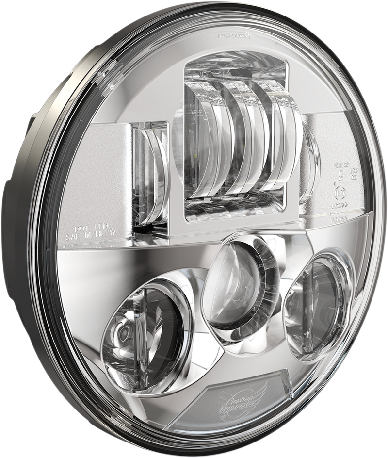 CUSTOM DYNAMICS 7" Probeam LED Headlamp - Indian - Chrome
