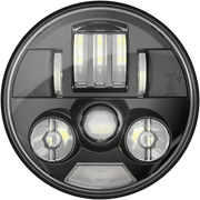 CUSTOM DYNAMICS 7" Probeam LED Headlamp - Indian - Black