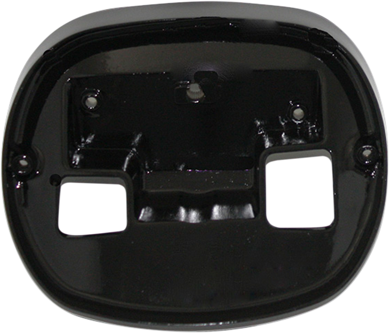 CUSTOM DYNAMICS Taillight Baseplate Replacement - Black