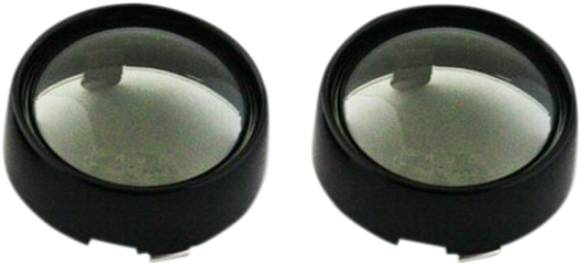 CUSTOM DYNAMICS Bezel / Lenses for ProBEAM® Bullet Turn Signals - Black/Smoke