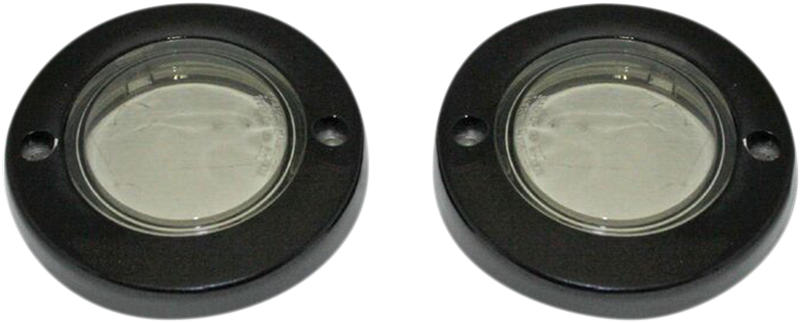 CUSTOM DYNAMICS ProBEAM® Flat Bezel Turn Signal Adapters - Black/Smoke
