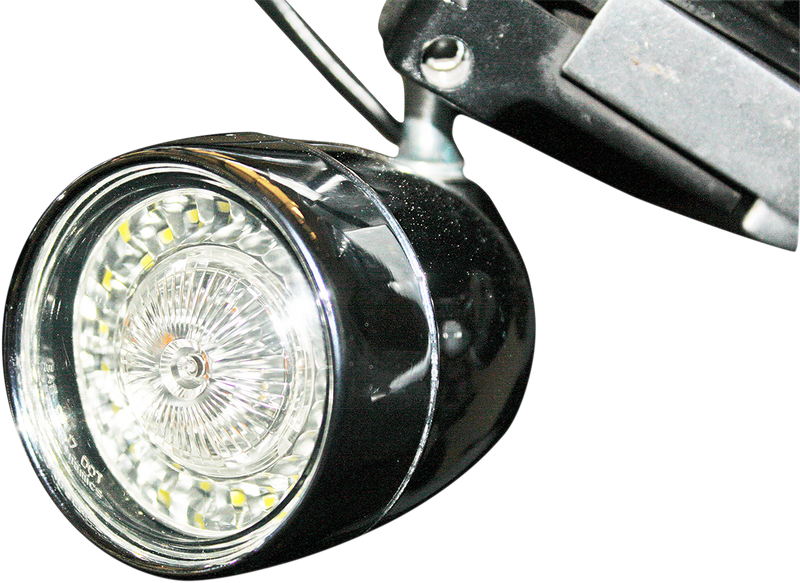 CUSTOM DYNAMICS ProBEAM® Ringz Bullet Bezel LED 1157 Turn Signal - Chrome - Smoke Lens