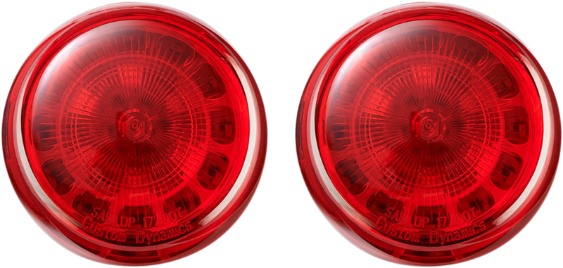 CUSTOM DYNAMICS ProBEAM® Turn Signal Inserts - 1157 - Red