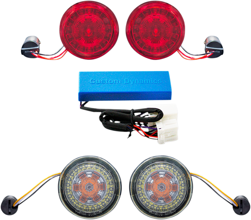 CUSTOM DYNAMICS ProBEAM® LED Front and Rear Turn Signal Conversion Kit