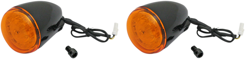 CUSTOM DYNAMICS ProBEAM® LED Turn Signals for Indian - Black - Amber