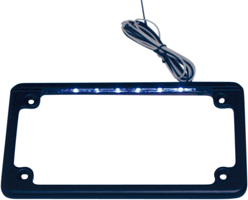 CUSTOM DYNAMICS LED License Plate Frame - Black