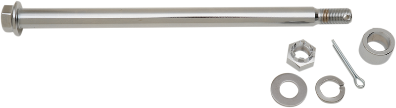 DRAG SPECIALTIES Replacement Rear Axle Kit - Chrome