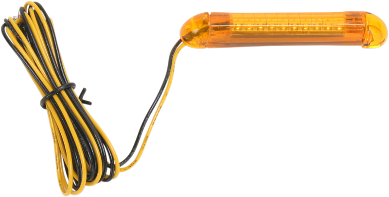 CUSTOM DYNAMICS TruFLEX® Auxiliary 20 LED Light Strip - 3.4" - Amber/Amber