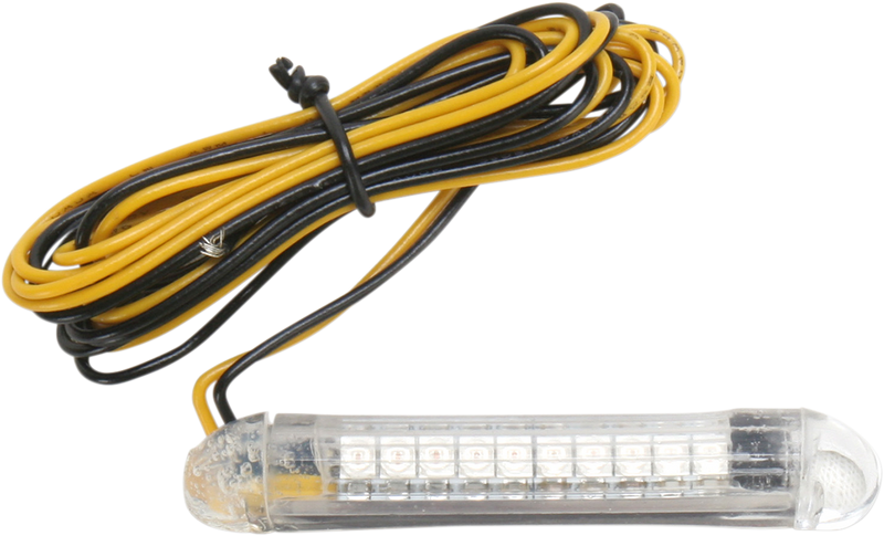 CUSTOM DYNAMICS TruFLEX® Flexible LED Strip - 2-3/16" - Amber/Clear