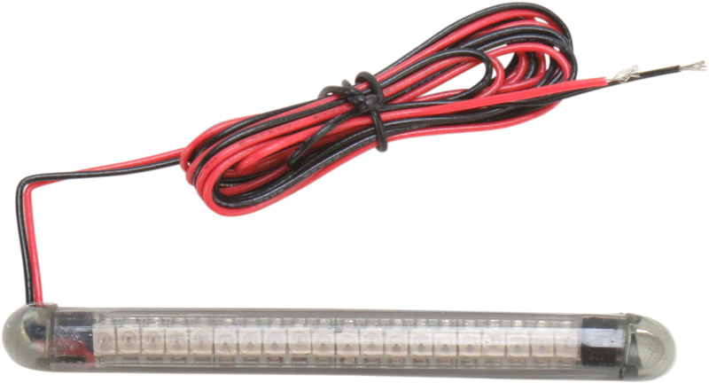 CUSTOM DYNAMICS TruFLEX® Auxiliary 20 LED Light Strip - 3.4" - Red/Smoke