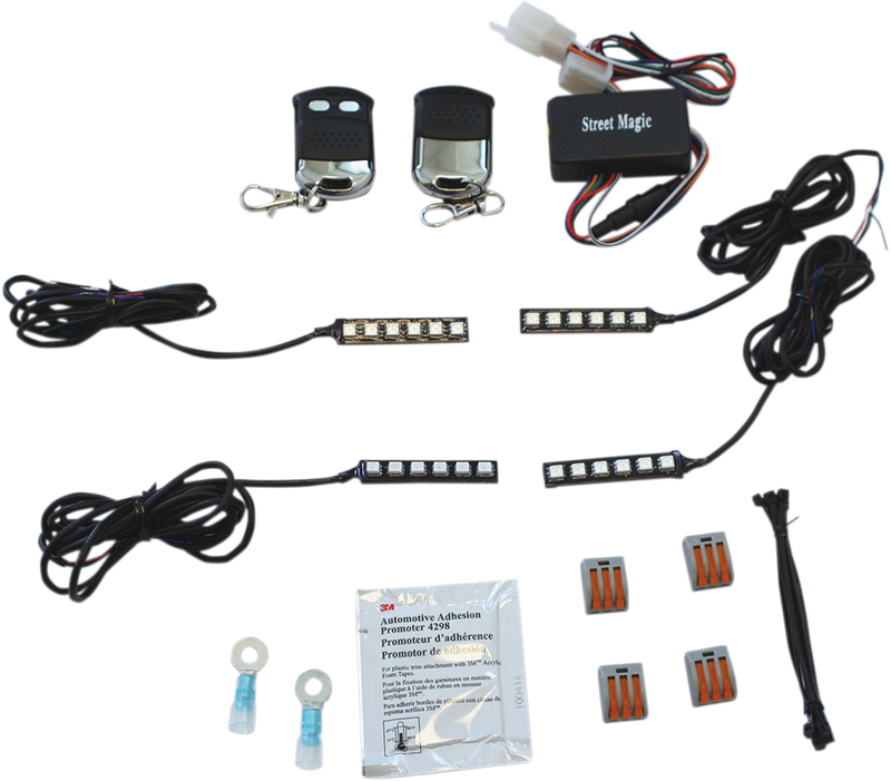 CUSTOM DYNAMICS Slimline Magical Wizards™ Color Changing LED Accent Lights Kit - Standard