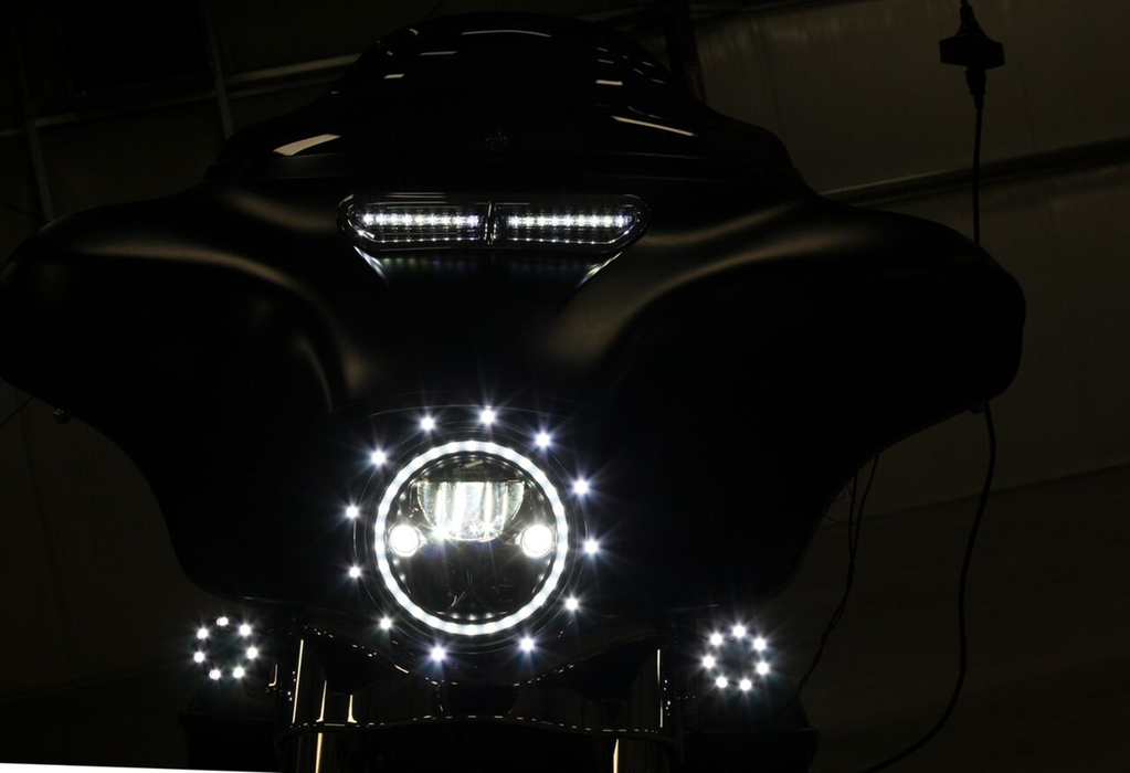 External Batwing Led Light CUSTOM DYNAMICS Batwing Vent Insert LED Light Kit - White — Lifestyle ...