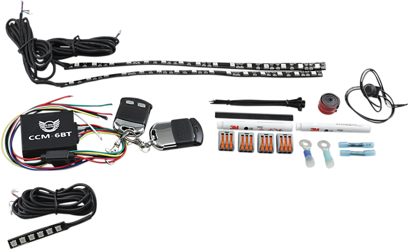 CUSTOM DYNAMICS Magical Wizard™ Indian LED Engine Accent Light Kit with Bluetooth Remote - Indian