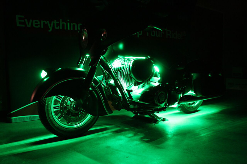 CUSTOM DYNAMICS Magic Flex II® LED Indian War Bonnet Accent Light Kit - Green
