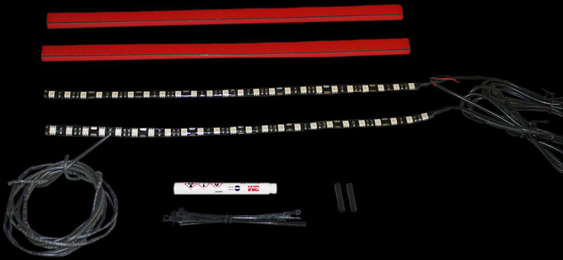 CUSTOM DYNAMICS Magic Flex II® LED Accent Light Wheel Kit - Indian - Blue