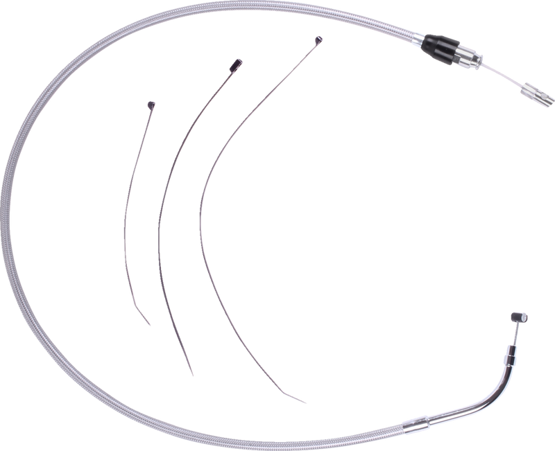 DRAG SPECIALTIES Quick Connect Clutch Cable - Upper - 39-1/4" - Stainless Steel - FLTRX '23-'24