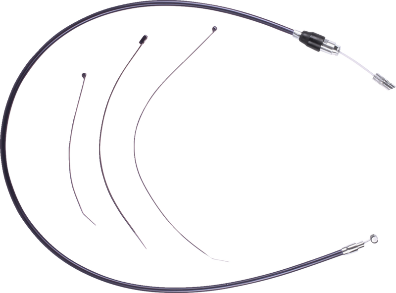 DRAG SPECIALTIES Quick Connect Clutch Cable - Upper - 43" - Black/Chrome - FLHX '23-'24