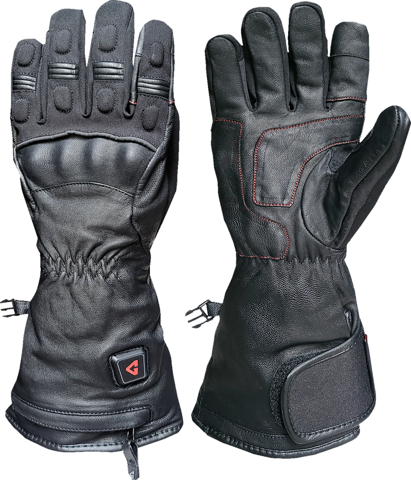 GERBING HEATED CLOTHING 7V Hard Knuckle Battery Heated Gloves - Black - Small