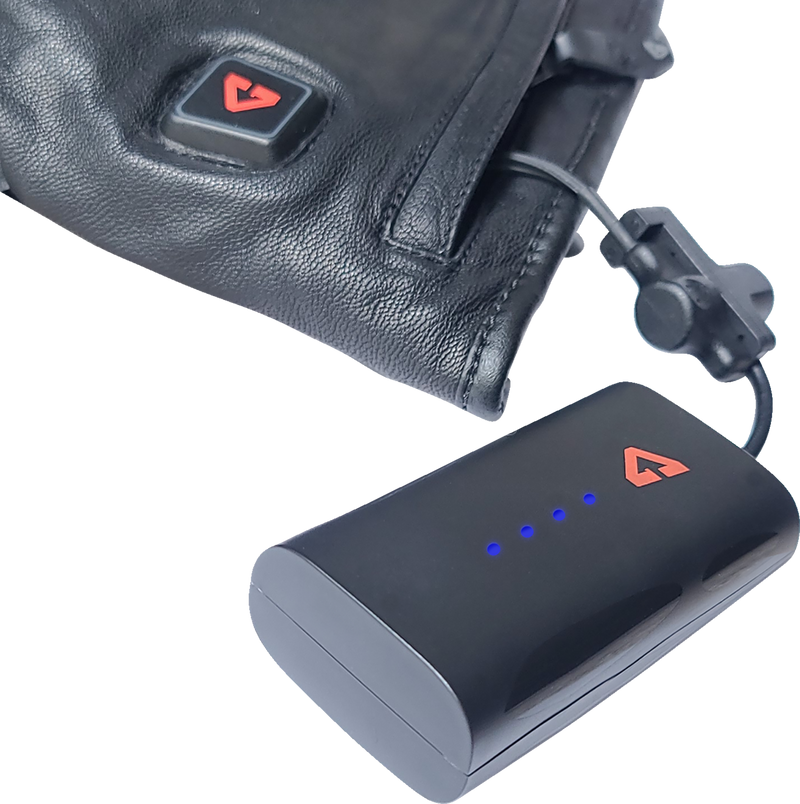 GERBING HEATED CLOTHING 7V Hard Knuckle Battery Heated Gloves - Black - XL